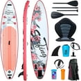 thumbnail image 1 of ELECWISH Inflatable Stand Up Paddle Boards 11' with Premium SUP Paddle Board Accessories and Backpack, Wide Stable Design, Non-Slip Comfort Deck for Youth & Adults, 1 of 10