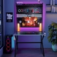 thumbnail image 1 of ELECWISH Multi-Functional Gaming Desk with Built-in Monitor Stand, Pegboard Hutch, RGB Lighting, Cable Management, Wireless Charger & Power Outlet, 43 inch Desktop Designed for Gaming Setup, 1 of 5