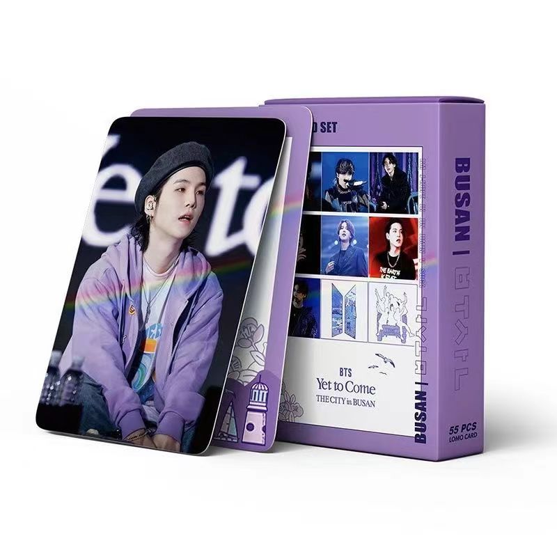 ELEFAD 55pcs Bangtan Boys Lomo Cards BTS Photocards Bangtan Boys Yet to Come Album Bangtan Boys World Tour Postcards Gift for Army Fans