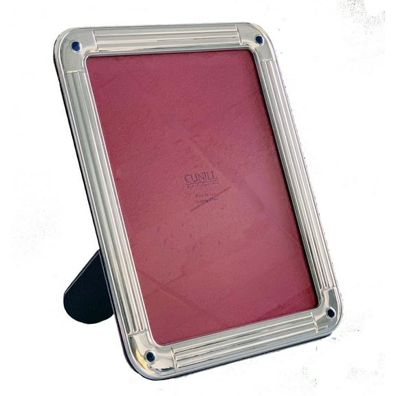 ELEGANCE 925 fine sterling silver and lapis 8x10 frame by Cunill - 8x10