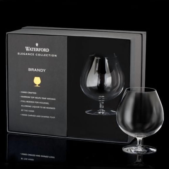 Waterford Elegance Brandy Glass Pair