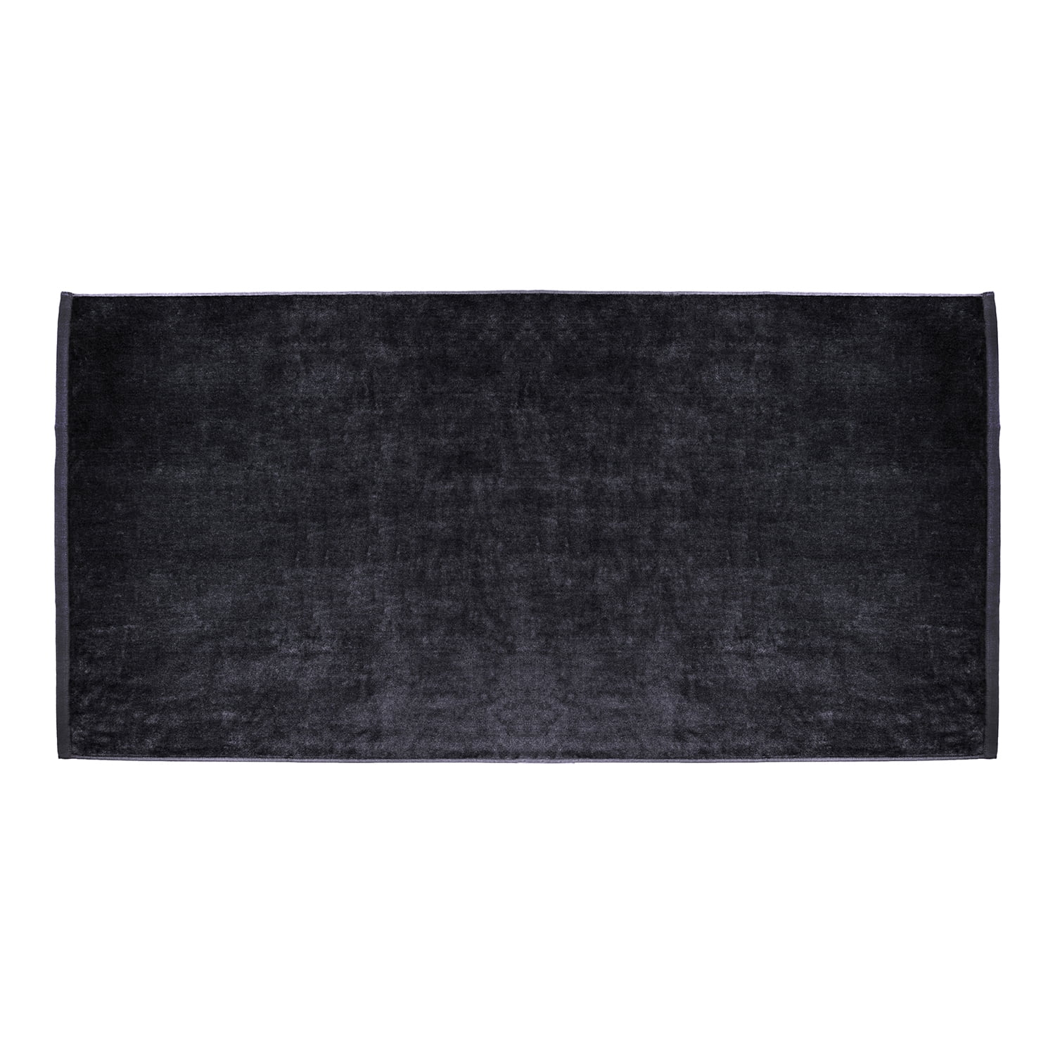 ELEGANI Oversized Large Terry Velour Beach Towel - Black - 35” x 60” - 100% Ring Spun Cotton