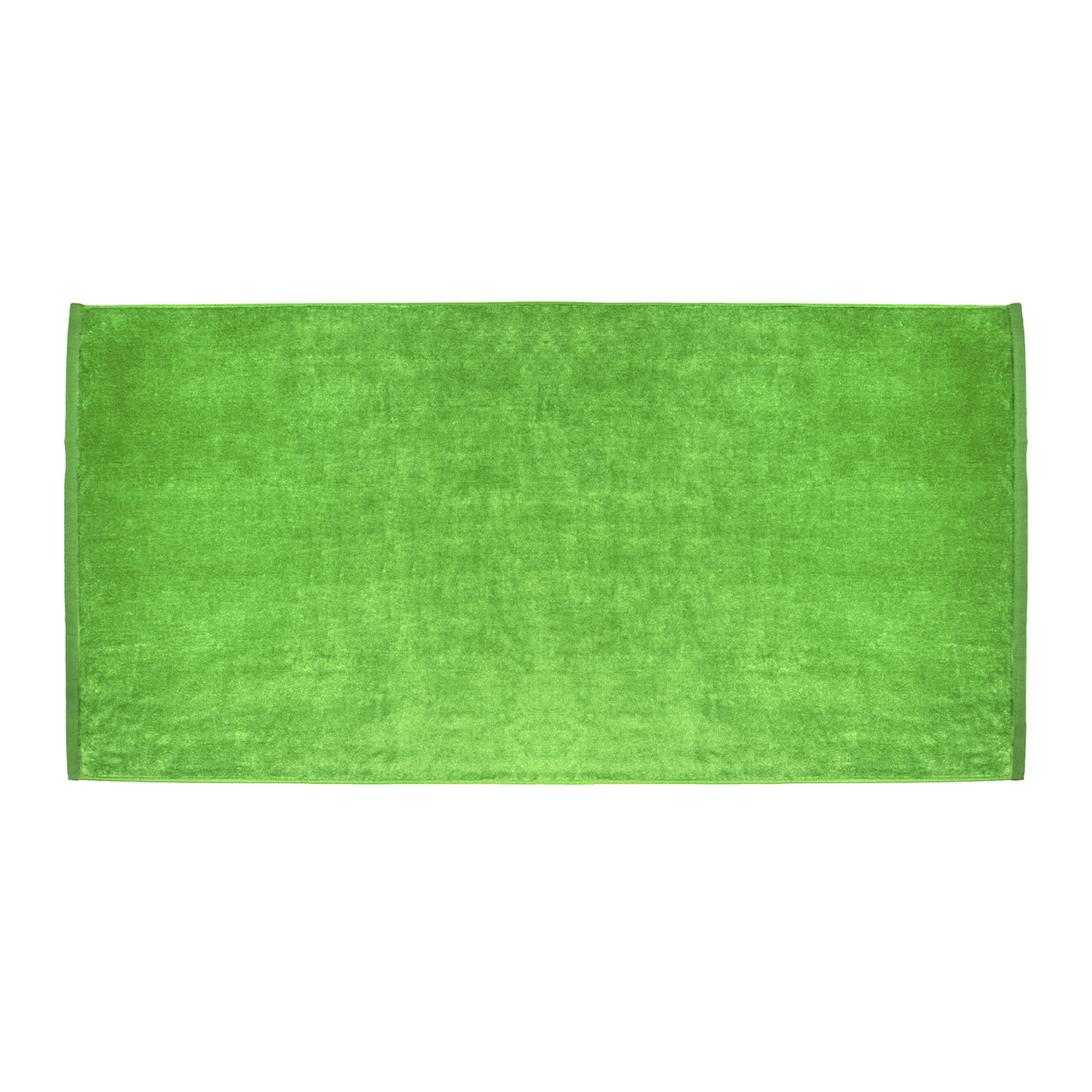 ELEGANI Oversized Large Terry Velour Beach Towel - Lime Green - 35” x 60” - 100% Ring Spun Cotton