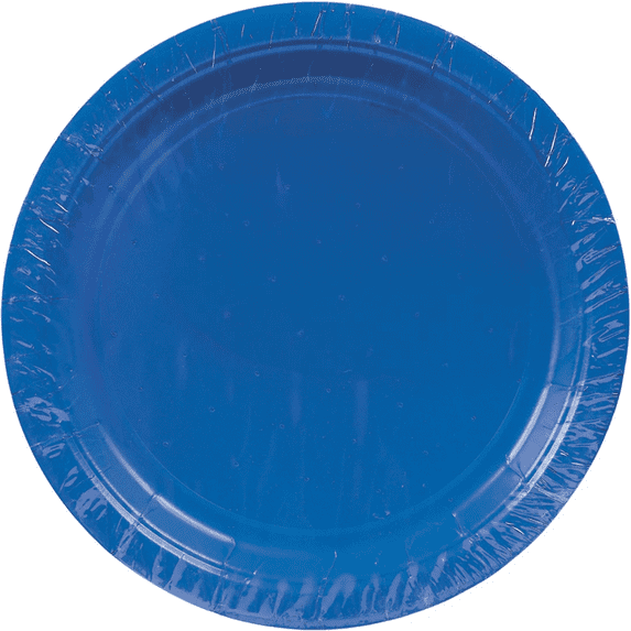 ELEGANI Royal Blue Paper Plates – 7" Disposable Party Plates, 20ct for Holidays & Celebrations