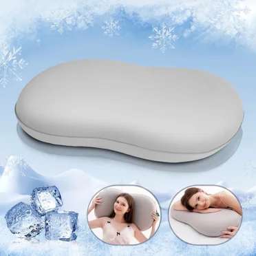 ELEGEAR Neck Pillows for Pain Relief Sleeping, Zero Pressure Spring Deep Sleep Pillow, Ergonomic Contour Pillow for Back & Stomach & Side Sleepers - M