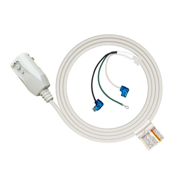 ELEGRP 18AWG LCDI Power Cord Plug for A/C Air Conditioner, UL Certified, 7.5FT Replacement, 120V 10A 1200W