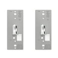 thumbnail image 1 of ELEGRP Digital Toggle Dimmer Switch for Dimmable LED, CFL and Incandescent Light Bulbs, Single Pole or 3-Way Toggle LED Dimmer Light Switch, UL Listed, 2 PC, White, 1 of 9