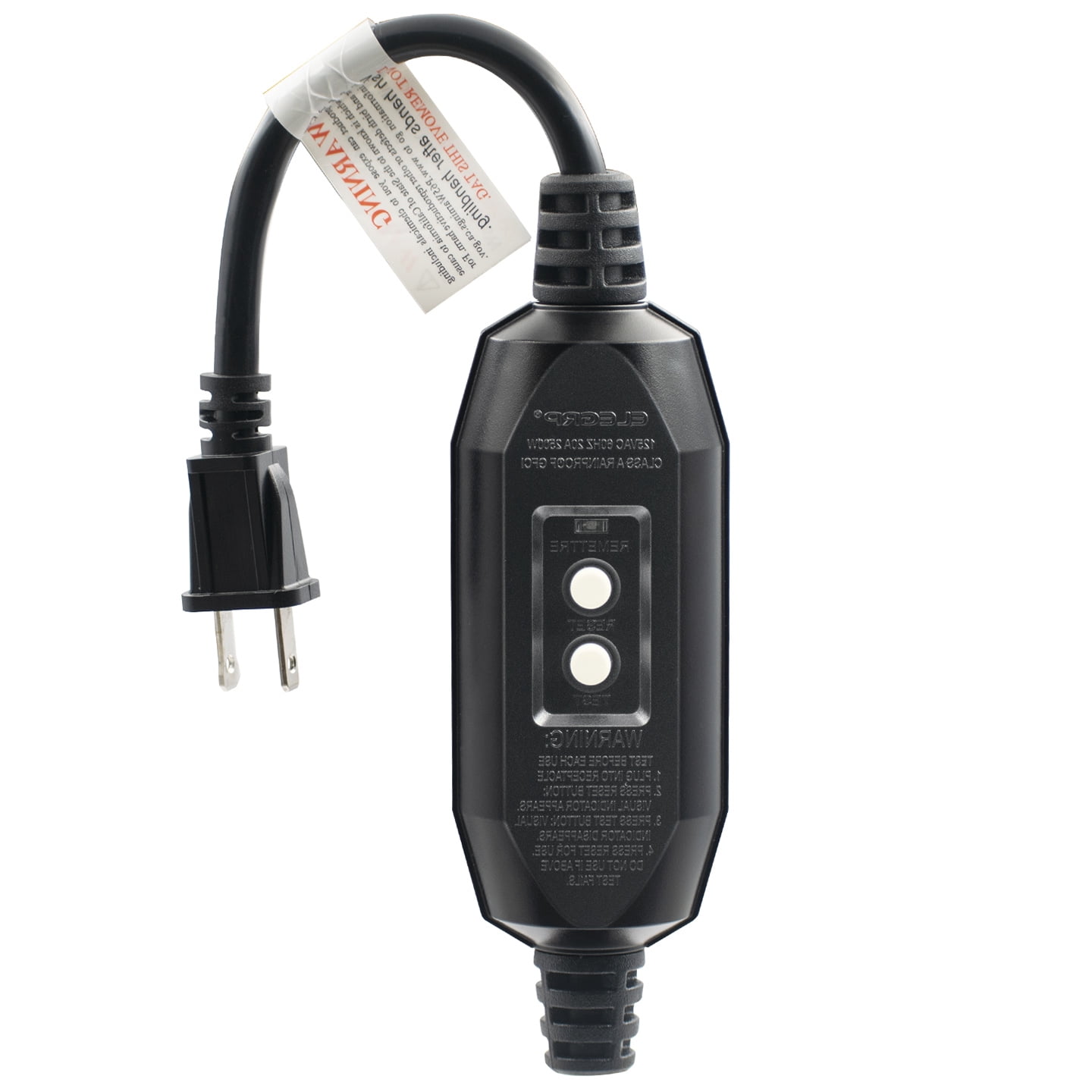 Replacement Plug 3 Prong Kaper GFCI Inline Plug Replacement Assembly ...