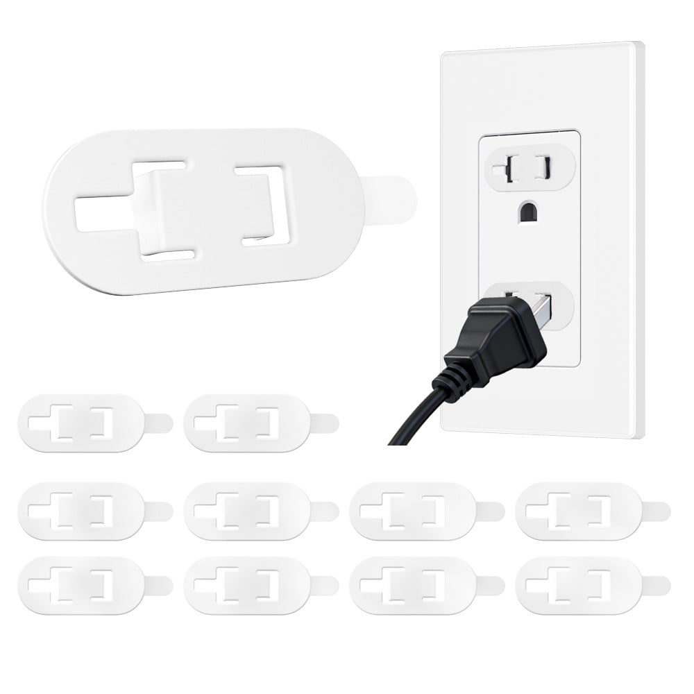 Fixed Plug ELEGRP Loose Outlet Fix Plug, 10 Pack Outlet Tightener Insert for Power ...