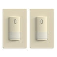 thumbnail image 1 of ELEGRP Occupancy Motion Sensor Light Switch, PIR Infrared Motion Activated Wall Switch, No Neutral Wire, Single Pole for CFL/LED/Incandescent Bulb, Wall Plate Included, UL Listed, 1 of 10