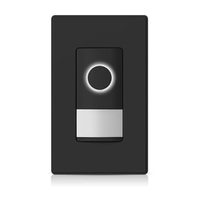 ELEGRP Smart Sensor Light Switch, Single Pole/3 Way, 2.4GHz Wi-Fi Dimmer Switch Compatible with Alexa & Google Assistant, APP Control, Neutral Wire Required, UL Listed, No Hub Required, Black 1PC