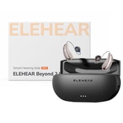 ELEHEAR Beyond 2 Pro OTC Hearing Aids for Adults and Seniors, AI Speech Clarity, IP67, Bluetooth, Rechargeable, Champagne Gold, 1 Pair
