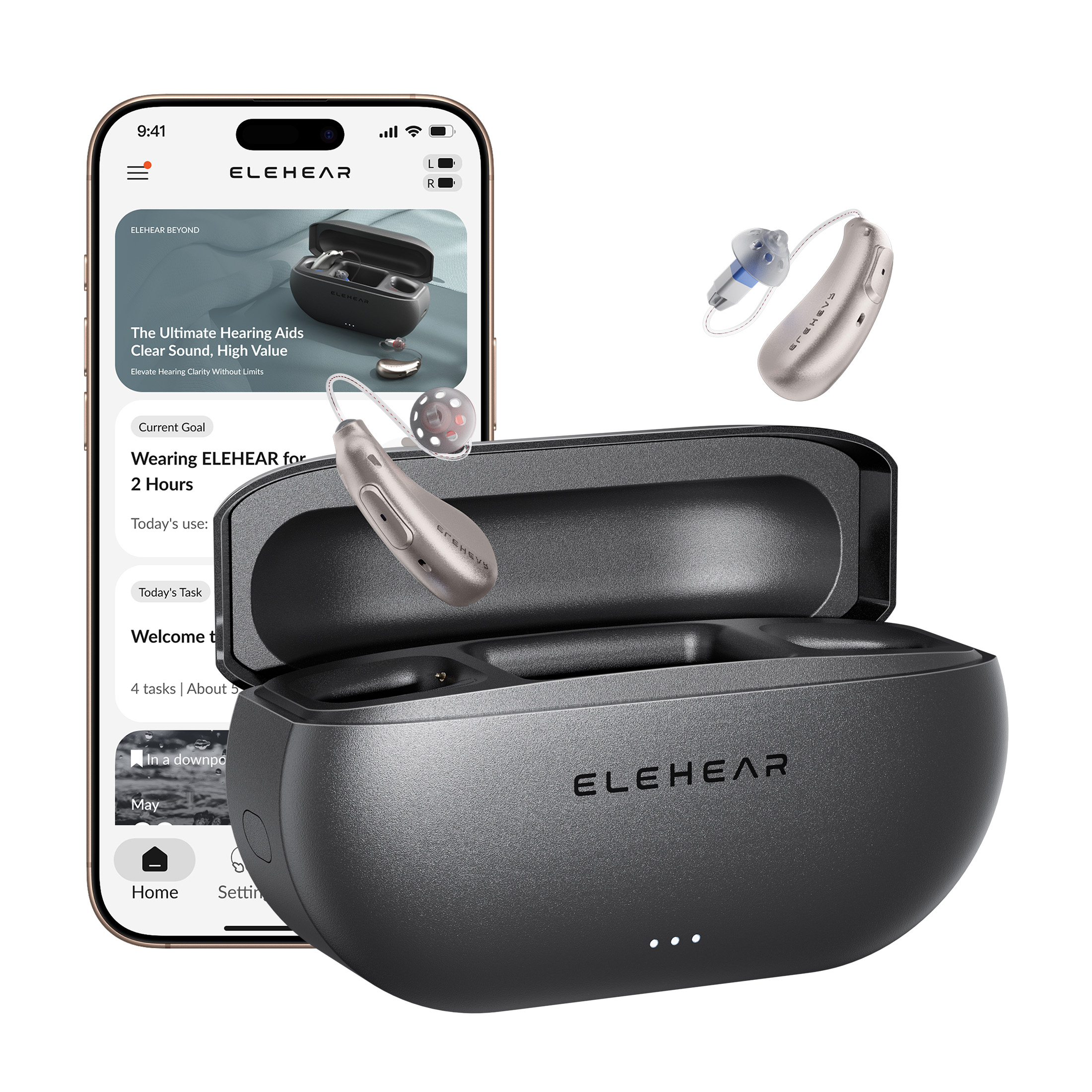 ELEHEAR Beyond 2 Pro Rechargeable OTC Hearing Aids For Adults And ELEHEAR Beyond 2 Pro Rechargeable OTC Hearing Aids For Adults And