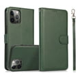 thumbnail image 1 of ELEHOLD 2 in 1 Wallet Case for iPhone 11 Pro Max, Credit Card Holder Detachable Hybrid Protective Slim Hard Shell Magnetic PU Leather Folio Pocket Flip Cover for iPhone 11 Pro Max,Green, 1 of 6