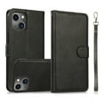 thumbnail image 1 of ELEHOLD 2 in 1 Wallet Case for iPhone 14, Credit Card Holder Detachable Hybrid Protective Slim Hard Shell Magnetic PU Leather Folio Pocket Flip Cover for iPhone 14,Black, 1 of 6