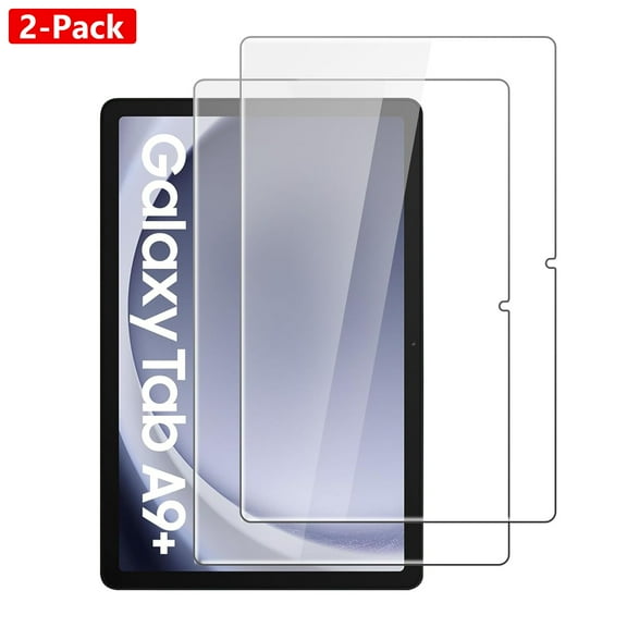 ELEHOLD 2 Pack Tempered Glass Screen Protector for Samsung Galaxy Tab A9 Plus 11 Inch (SM-X210/X215/X216/X218), HD Clear 9H Hardness Screen Guard,Clear