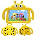 thumbnail image 1 of ELEHOLD 8" Tablet Child Proof Case for Samsung Galaxy Tab A7 Lite SM-X200/X205/X207 / Galaxy Tab A 8.0 T290 / Fire HD 8, Universal 8 Inch Cute Kids Friendly Back Stand Handle Cover Shell,Yellow, 1 of 7
