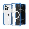 thumbnail image 1 of ELEHOLD Acrylic Clear Wireless Charging Case for iPhone 13 Pro 6.1 inch.Support Magsafe Feature Anti-Scratch Shockproof Clear Four Corner Cushion Anti-Dropping Full Body Protection Case, Blue, 1 of 7