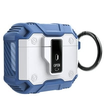 ELEHOLD for Airpods Pro 3  (2025) Case , Shockproof  Drop Protective Full Body Protection Support Wireless Charging Rugged Case with Secure Lock for Airpods Pro 3 (2025),White