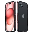 thumbnail image 1 of ELEHOLD Aluminum Frame Metal Bumper Frame Slim Cool Design for iPhone 15 Plus, Metal Frame Armor Bumper No Back, Shock Absorbent Protective for iPhone 15 Plus 6.7 inch,Black+Red, 1 of 8