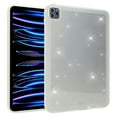 thumbnail image 1 of ELEHOLD for Apple 11th(A16) 2025/ iPad 10th Gen Case,Lightweight Soft TPU Glitter Sparkly Bling Ultra Slim Shock-Absorbing Anti-Scratch Translucent Case for Apple 11th(A16) 2025/ iPad 10th Gen,White, 1 of 7