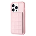 thumbnail image 1 of ELEHOLD for Apple iPhone 11 Card Holder Back Case with Pockets, Premium PU Leather ID Cash Credit Slots Magnetic Kickstand Flip Folio Slim Hard Protective Cover, pink, 1 of 7