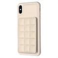 thumbnail image 1 of ELEHOLD for Apple iPhone XS Max Card Holder Back Case with Pockets, Premium PU Leather ID Cash Credit Slots Magnetic Kickstand Flip Folio Slim Hard Protective Cover, beige, 1 of 7