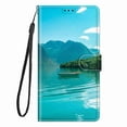 thumbnail image 1 of ELEHOLD for Apple iPhone XS Max Credit Card Wallet Case, Shockproof Drop Protection Wireless Charging Vegan PU Leather Magnetic Adjustable Stand Cover with Wrist Strap, Boat, 1 of 6