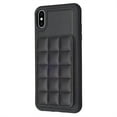 thumbnail image 1 of ELEHOLD for Apple iPhone XS/X Card Holder Back Case with Pockets, Premium PU Leather ID Cash Credit Slots Magnetic Kickstand Flip Folio Slim Hard Protective Cover, black, 1 of 7