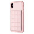 thumbnail image 1 of ELEHOLD for Apple iPhone XS/X Card Holder Back Case with Pockets, Premium PU Leather ID Cash Credit Slots Magnetic Kickstand Flip Folio Slim Hard Protective Cover, pink, 1 of 7