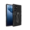 thumbnail image 1 of ELEHOLD Armor Case for Samsung Galaxy S23 Ultra 6.8",Rugged Hybrid Full Body Protective Case Hidden Kickstand Magnetic Car Mount Anti-Scratch Shockproof Case,Black, 1 of 8