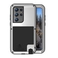 thumbnail image 1 of ELEHOLD Armor Case for Samsung Galaxy S24 Ultra,Heavy Duty Military Grade Metal Cover Shockproof Dustproof Case Fit for Outdoor Sports Cover for Samsung S24 Ultra, Silver, 1 of 9