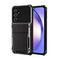thumbnail image 1 of ELEHOLD Armor Case for Samsung Galaxy A54 5G Flip Open Wallet Hidden Card Slot Rugged Shockproof Hybrid Hard Shell for Samsung A54 5G,Gray, 1 of 8