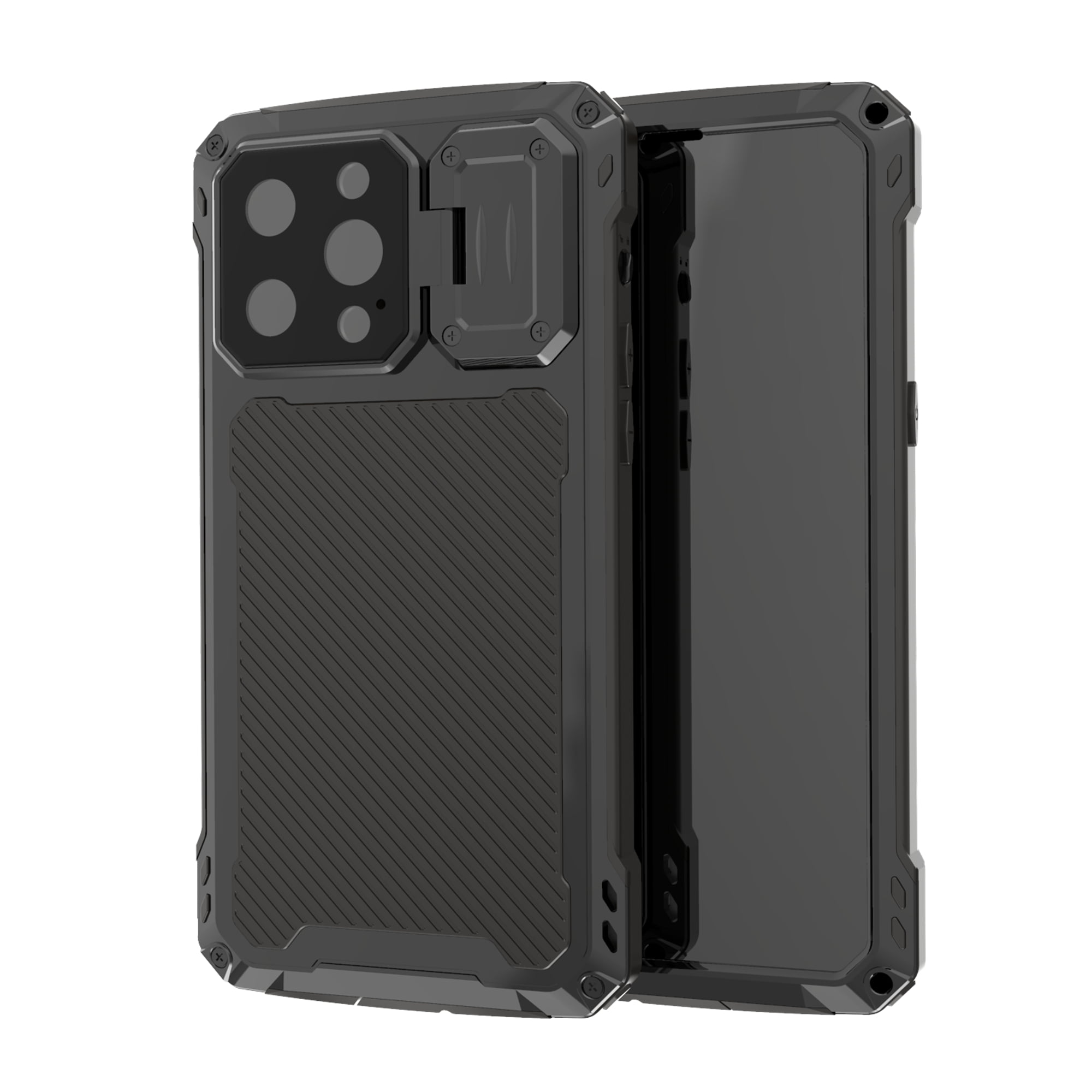 Multifunction Rugged Case ELEHOLD Armor Case for iPhone 14 Pro Max with Screen Protector,Camera ...