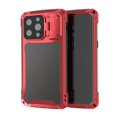 thumbnail image 1 of ELEHOLD Armor Case for iPhone 14 Pro Max with Screen Protector,Camera Lens Cover Stand Function Heavy Duty Rugged Military Grade Shockproof Dustproof Case for iPhone 14 Pro Max 6.7",Red, 1 of 8