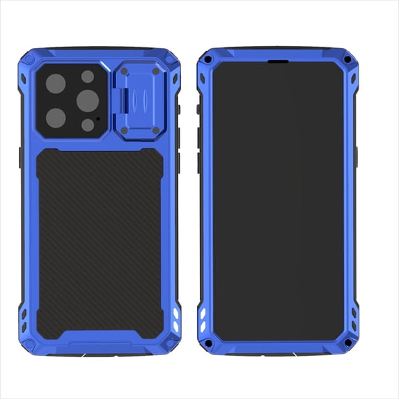 ELEHOLD Armor Case for iPhone 14 Pro with Screen Protector,Camera Lens Cover Stand Function Heavy Duty Rugged Military Grade Shockproof Dustproof Case for iPhone 14 Pro 6.1",Blue
