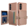 thumbnail image 1 of ELEHOLD Back Wallet Case for Samsung Galaxy A05S Flip Card Slots Magnetic Clasp Slim Shockproof Heavy Duty Works with Magnetic Car Mount for Samsung Galaxy A05S,Rosegold, 1 of 6
