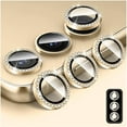 thumbnail image 1 of ELEHOLD Camera Protector For Samsung Z Flip 7 2025, Bling Metal Individual Diamond Anti-scratch Camera Lens Protector For Samsung Z Flip 7 2025,Gold, 1 of 5