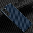 thumbnail image 1 of ELEHOLD Carbon Fiber Pattern Case for Samsung Galaxy S23 6.1", Slim Thin Support Wireless Charging Shockproof Anti-Scratches Protetive Case,Blue, 1 of 9