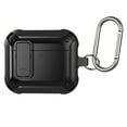 thumbnail image 1 of ELEHOLD Case Compatible with Airpods Pro 2nd Gen (2022), Rugged Secure Lock Designed Full Body Shockproof Protection Cover with Keychain for Man Woman,Black, 1 of 6
