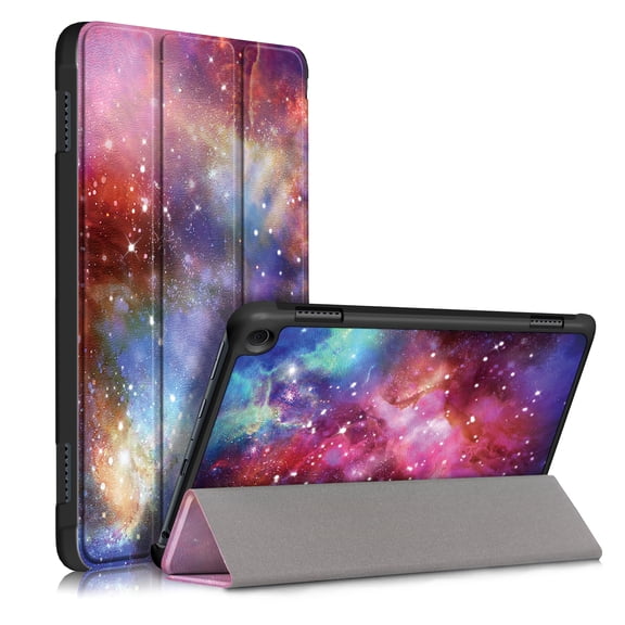 ELEHOLD Case Fits All-New Kindle Fire HD 8 & 8 Plus Tablet (12th Generation/10th Generation, 2022/2020 Release) 8",Slim Folding Stand Cover with Auto Wake/Sleep,Galaxy