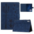 thumbnail image 1 of ELEHOLD Case For Lenovo Tab M11 Kitty Pattern Leather Tablet Case, Slim Back Smart Cover, Auto Sleep/Wake, Full Body Protection, Kickstand，Blue, 1 of 9