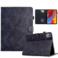 thumbnail image 1 of ELEHOLD Case For Lenovo Tab M9 2023 Embossed Flowers and Birds Leather Tablet Case, Slim Back Smart Cover, Full Body Protection, Kickstand,with Card Pocket, Black, 1 of 10