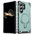 thumbnail image 1 of ELEHOLD Case For Samsung Galaxy S25 Ultra Air-Bags Shockproof Magnetic Rugged Case, Ergonomic Non-Slip Cover, Mag Safe Compatible, Midnightgreen, 1 of 7