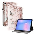 thumbnail image 1 of ELEHOLD Case For Galaxy Tab S10 FE+ 2025 13.1-inch, Stylish Pattern Shockproof PU Leather Kickstand Magnetic Slim Shockproof Case With Card Slots,Pink, 1 of 7