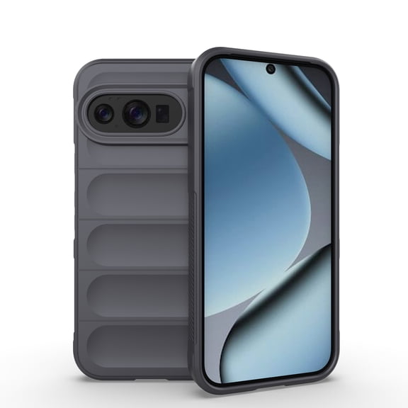 ELEHOLD Case for Google Pixel 10 /10 Pro,Flexible Rugged Protection Shockproof Slim Lightweight Non-Slip Protection Case for Google Pixel 10 /10 Pro,Darkgray