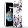 thumbnail image 1 of ELEHOLD Case for Google Pixel 10A, Elegant Transparent Follower Floral Slim Fit Shockproof Phone Case Fingerprint Resistant Cover for Google Pixel 10A ,G, 1 of 5