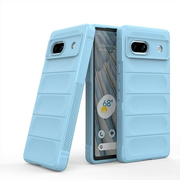 ELEHOLD Case for Google Pixel 8,Flexible Full Body Protection Precise Camera Hole Shockproof Slim Lightweight Non-Slip Dustproof Case for Google Pixel 8,Blue