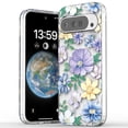 thumbnail image 1 of ELEHOLD Case for Google Pixel 9 / 9 Pro, Elegant Transparent Follower Floral Slim Fit Shockproof Phone Case Fingerprint Resistant Cover for Google Pixel 9 / 9 Pro ,F, 1 of 5