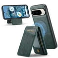 thumbnail image 1 of ELEHOLD Case Google Pixel 9/9Pro, Premium PU Leather Slim Wallet Case with Card Holder Kickstand Magnetic Cover Compatible with Magsafe,Green, 1 of 7